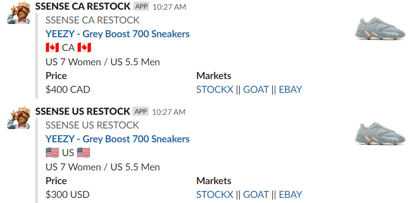 MM4Umonitor's tweet photo. MM4U is a FREE slack monitor helping you make more money. Free monitors for ssense, shiekh, ycmc, and more!

Join now for FREE! https://t.co/BHRXLd4OjD https://t.co/xB1RZduZCJ