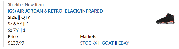 MM4Umonitor's tweet photo. MM4U is a FREE slack monitor helping you make more money. Free monitors for ssense, shiekh, ycmc, and more!

Join now for FREE! https://t.co/BHRXLd4OjD https://t.co/xB1RZduZCJ