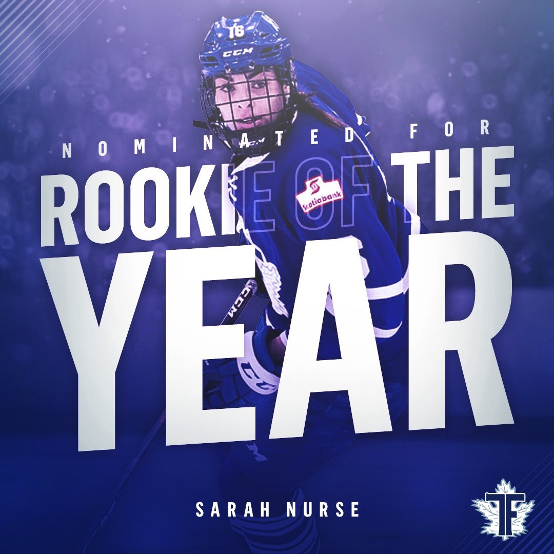RenataFast's tweet photo. Congrats to @nursey16 @natspooner5 and @birchard14 on their very deserving award nominations!! 🔵🔵🔵 CWHL Awards Gala takes place this Friday @TheCWHL @TorontoCWHL #clarksoncup https://t.co/9lPuNzPis2