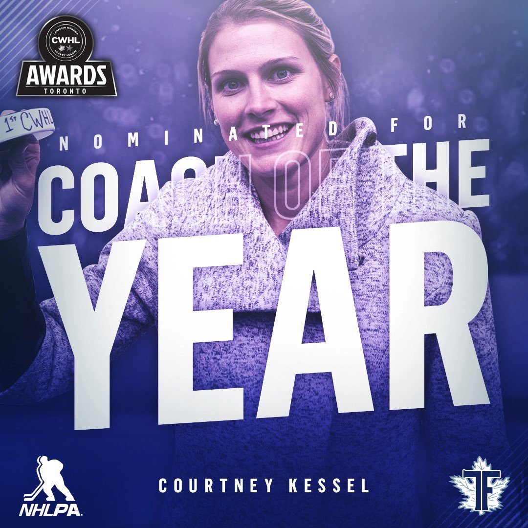 RenataFast's tweet photo. Congrats to @nursey16 @natspooner5 and @birchard14 on their very deserving award nominations!! 🔵🔵🔵 CWHL Awards Gala takes place this Friday @TheCWHL @TorontoCWHL #clarksoncup https://t.co/9lPuNzPis2