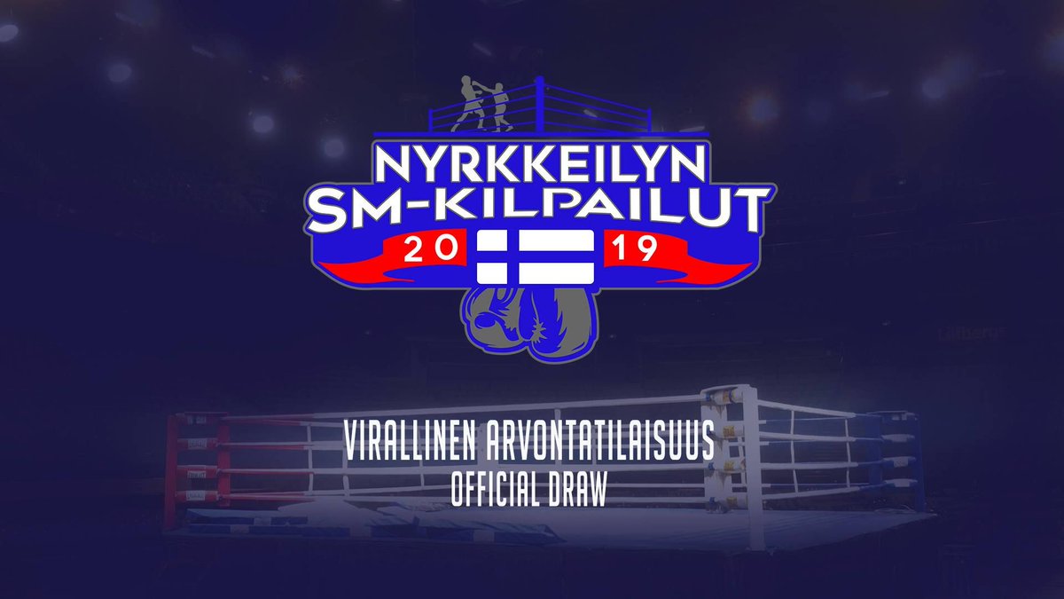 Nyrkkeilyn SM-kilpailujen 2019 arvontatilaisuus on ke 20.3. klo 18.00 katsottavissa suorana lähetyksenä: youtu.be/dcL-rl2draU. Lisätiedot: nyrkkeilyliitto.com/?x103997=12494…