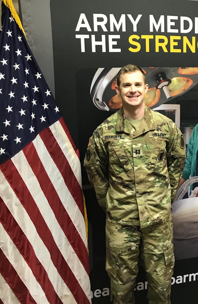 Happy #CertifiedNursesDay to our Officer-in-charge, CPT Micheal D. Dulworth ⁦@USArmy ⁦@ArmyMedicine⁩ ⁦@ArmyNurseCorps⁩ #aacn #ccrn #ArmyNurse #whynotyou