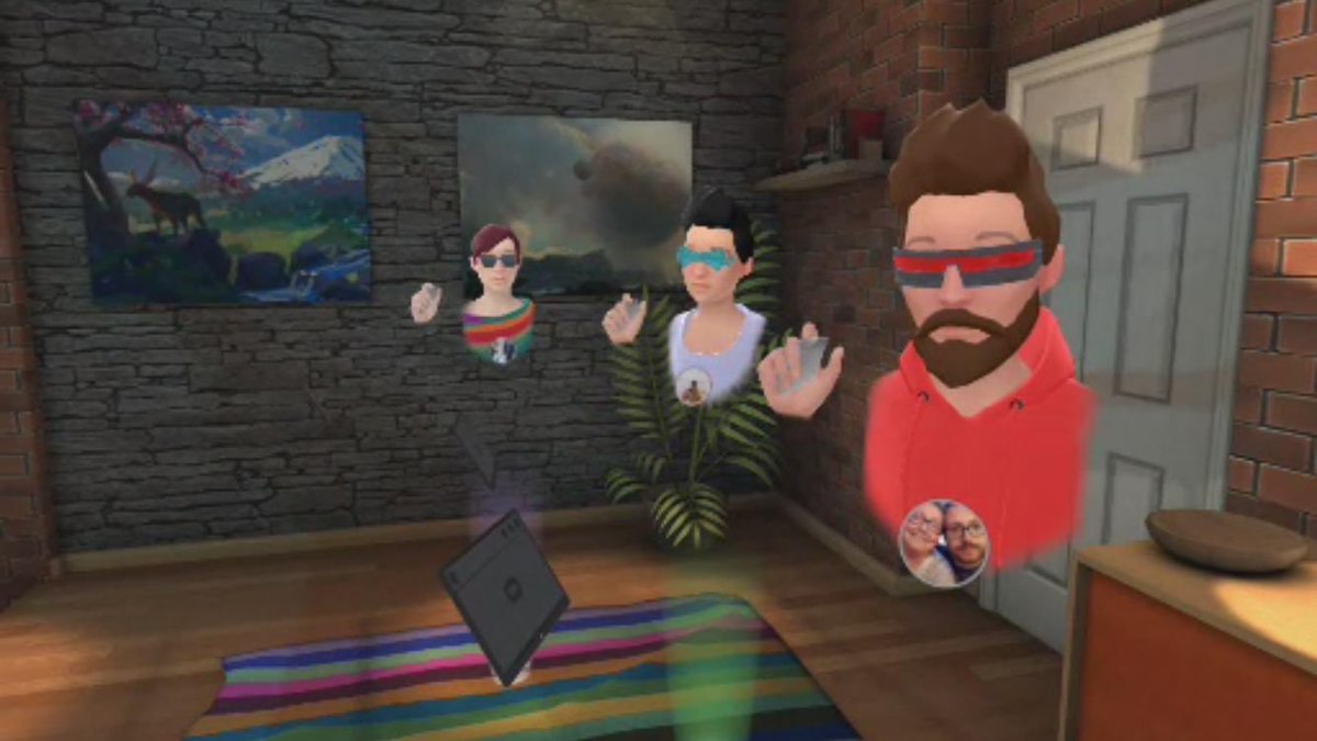 daviddejong90's tweet photo. History is written today in elder care! Today I had the first meeting ever in VR with 3 caregivers. Maybe even the first in healthcare in the Netherlands. I am so proud of the team and their enthusiasm. Even though we had technical challenges they still see the advantages of #VR https://t.co/Xd4JzDftfu