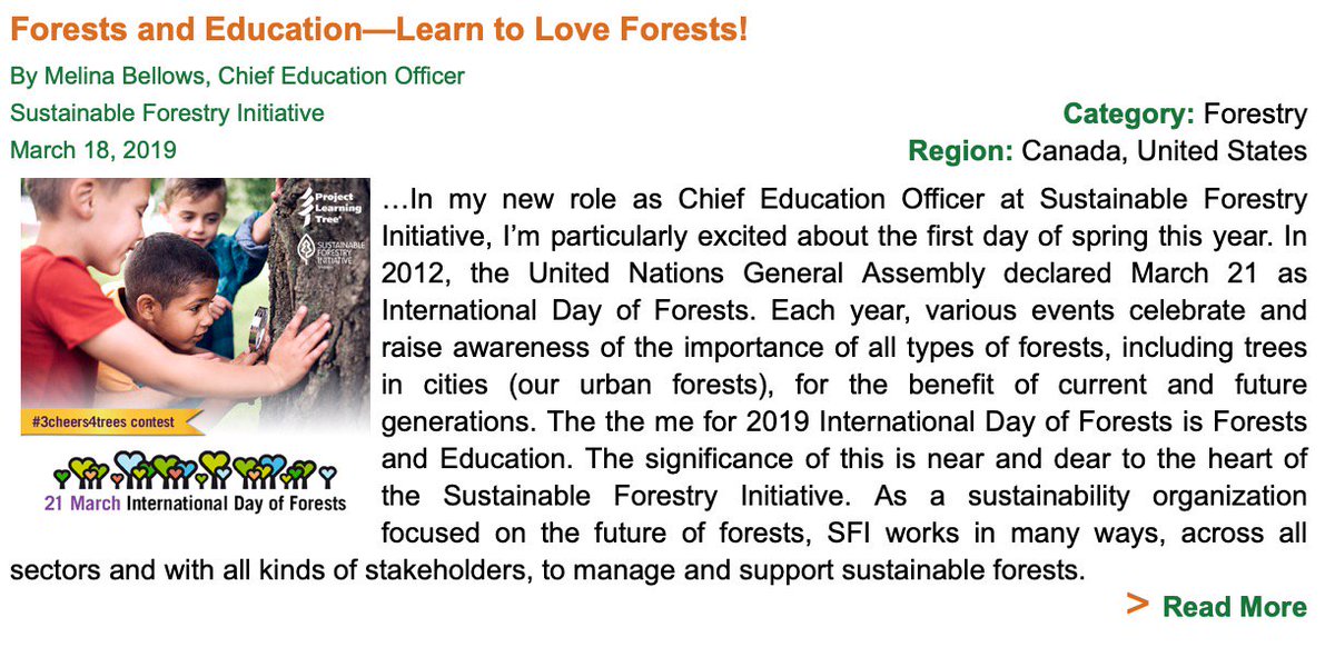 TreeFrogNews's tweet photo. Learn about forest eduction from @sfiprogram's Melina Bellows https://t.co/Oo9mETgH3w https://t.co/8HvuXIf9cL