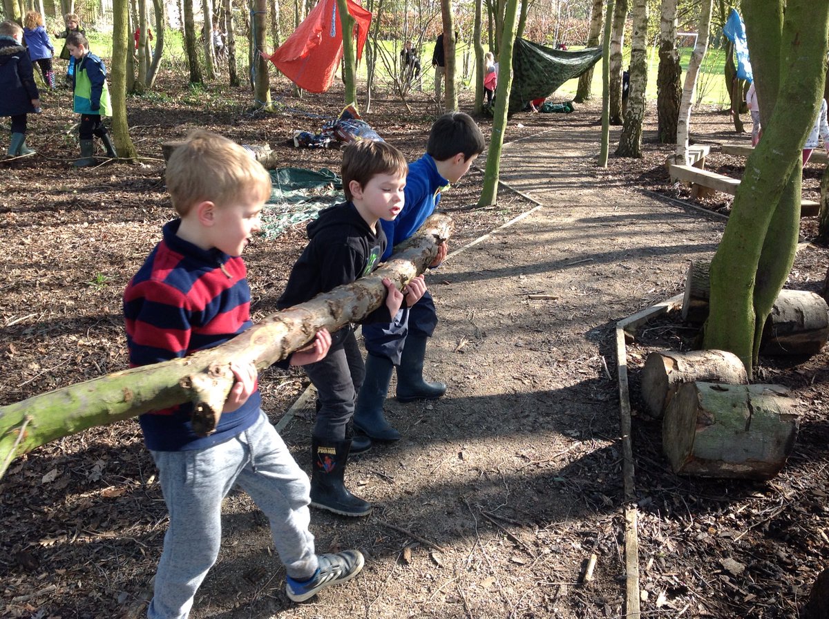 TarvinPrimary's tweet photo. Forest school #potterclass https://t.co/h1yEhuCuT0