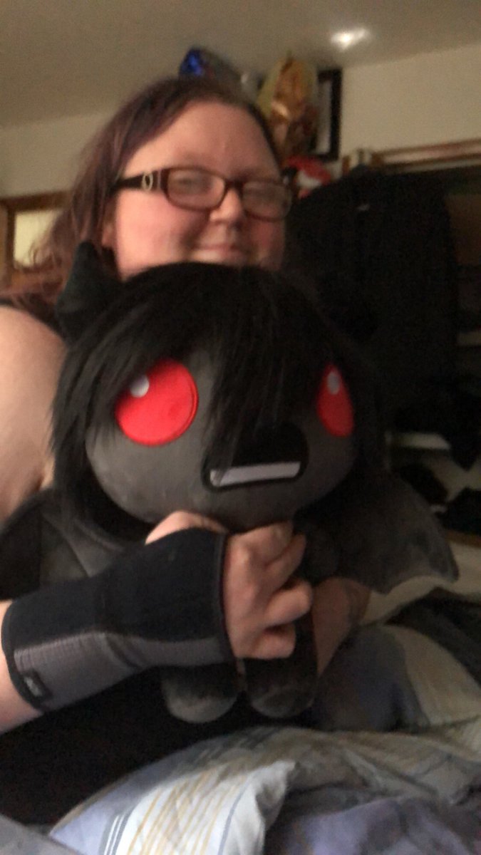 JStout67's tweet photo. @edmundmcmillen just got our plushes! For some reason, the warning on the bag feels like it is it’s own easter egg... Thanks Edmund for the awesome merch yet again! https://t.co/Adiys3SApI