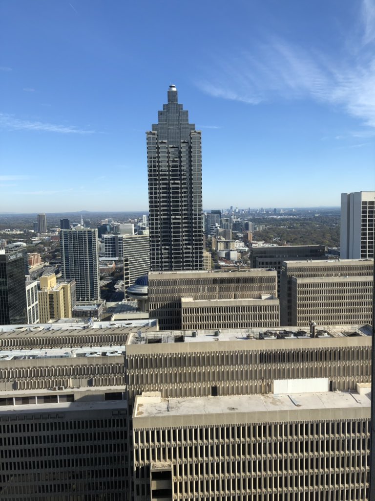 #Atlanta Trade Mission - great view from the Metro Atlanta building. #UKinAtlanta #tradegovuk_ne  #growyourreach #neecc