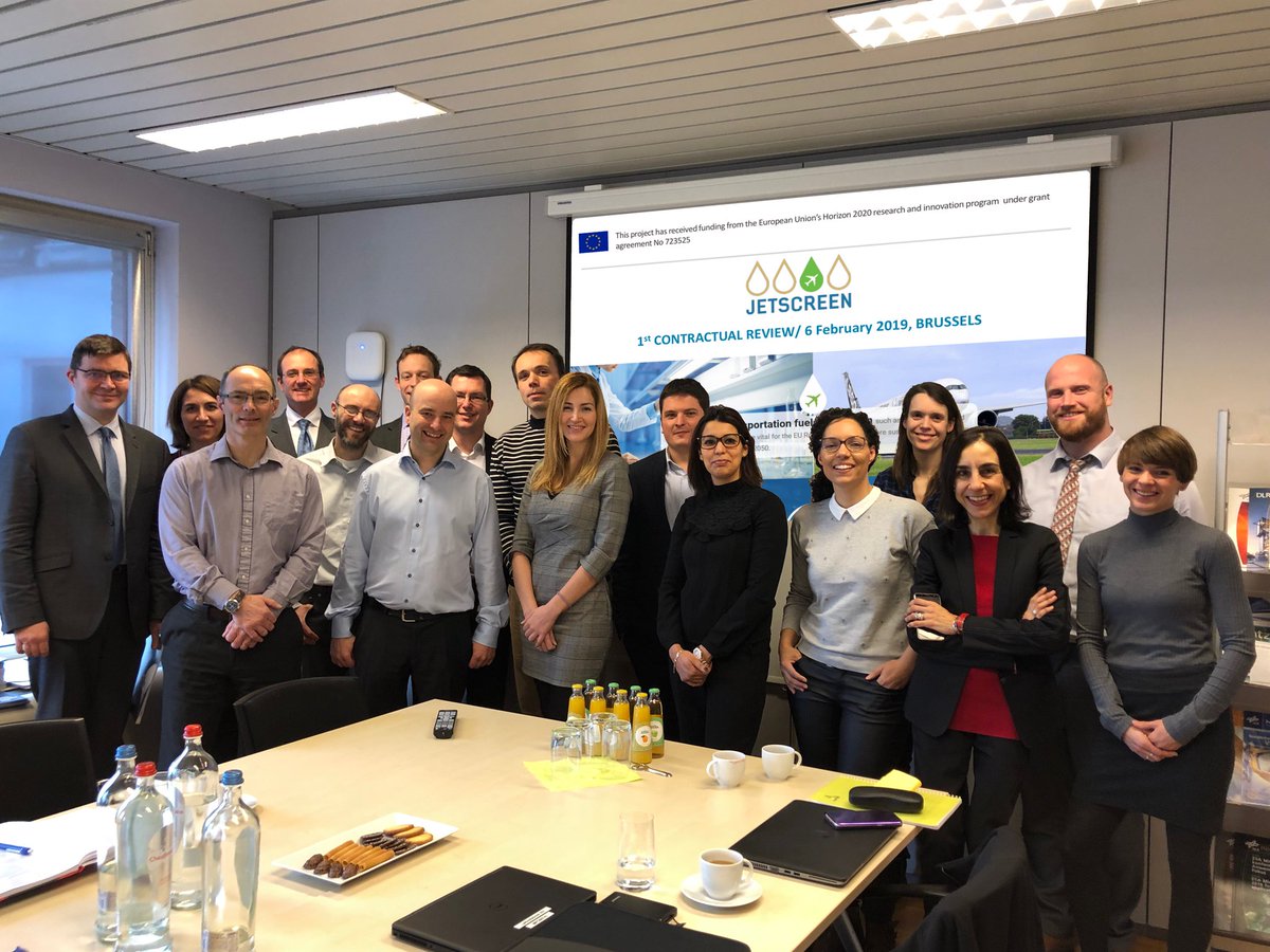 JETSCREEN_EU's tweet photo. @JETSCREEN_EU #H2020transport held its First Review meeting on February 6th, great to see how @JETSCREEN_EU is progressing. Thanks @DLR for hosting us and enabling the Review meeting in Brussels and thanks @MarinaKsld  @EU_H2020 @INEA for your support. https://t.co/CGodSOq0nQ