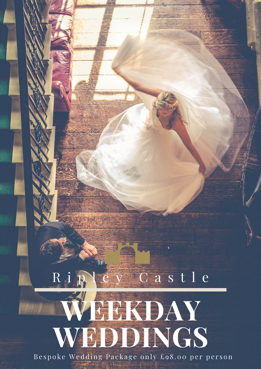 RipleyWeddings's tweet photo. *NEW PACKAGE* ๐
"It doesn't matter when, as long as we can share it with you" ๐ ๐ฅ
Thinking of a #WeekdayWedding? We have the perfect package for you!
For more information contact our Events Team on 01423 770152 or enquiries@ripleycastle.co.uk
#Bridetobe #RipleyCastle #IDO https://t.co/6RpEBNsKzM