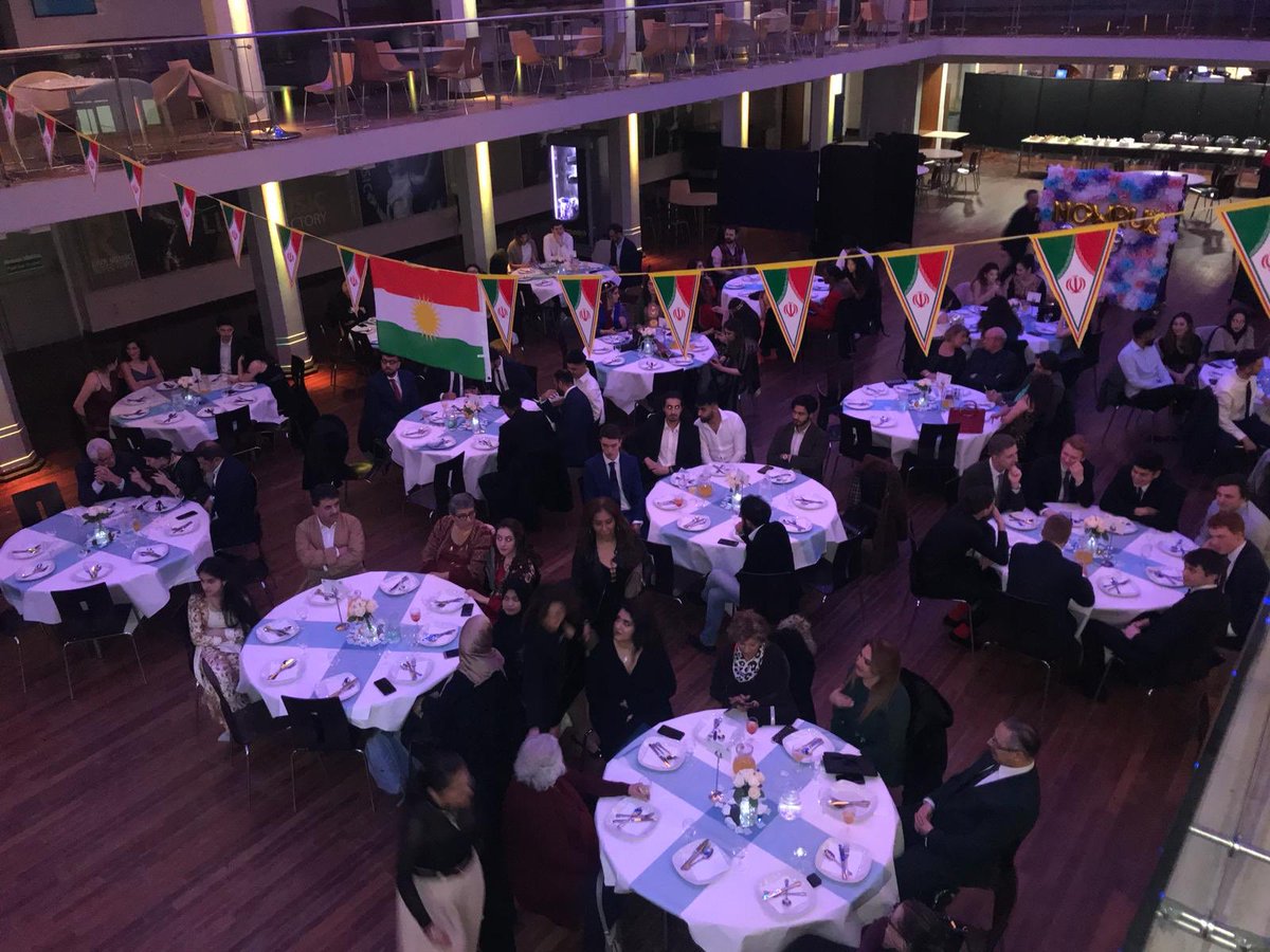 LeedsKurdsoc's tweet photo. Some snaps from our Nowruz ball @UniversityLeeds, in collaboration with the university Iranian society. The next generation of Kurdish students are active and we are ready to serve the Kurdish community and wider community as a whole ❤️☀️💚 https://t.co/enqKnKowH2