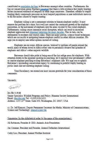 cia_foundation's tweet photo. Captured In Africa Foundation have signed-on to the following letter and appeal, addressed to President @OfficialMasisi of Botswana regarding the proposal to reinstate culling & trophy hunting of elephants.
#CommittedToConservation https://t.co/LslqpjTvZw
