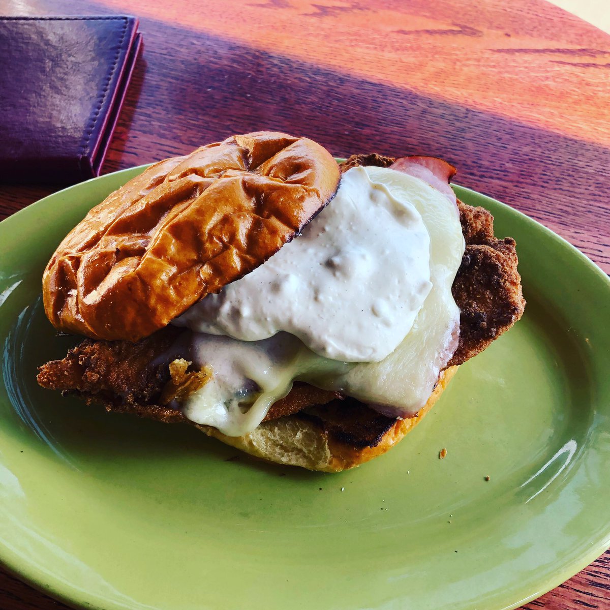 PoorRichardPub's tweet photo. Tuesday we’re bringing you fried chicken cordon bleu with a gerber farms fried breast, ham, Swiss, and our bleu cheese dressing! #lunchspecial #wexfordpa #wexford #724eats #412eats #northhills https://t.co/1PVt0GPiN6