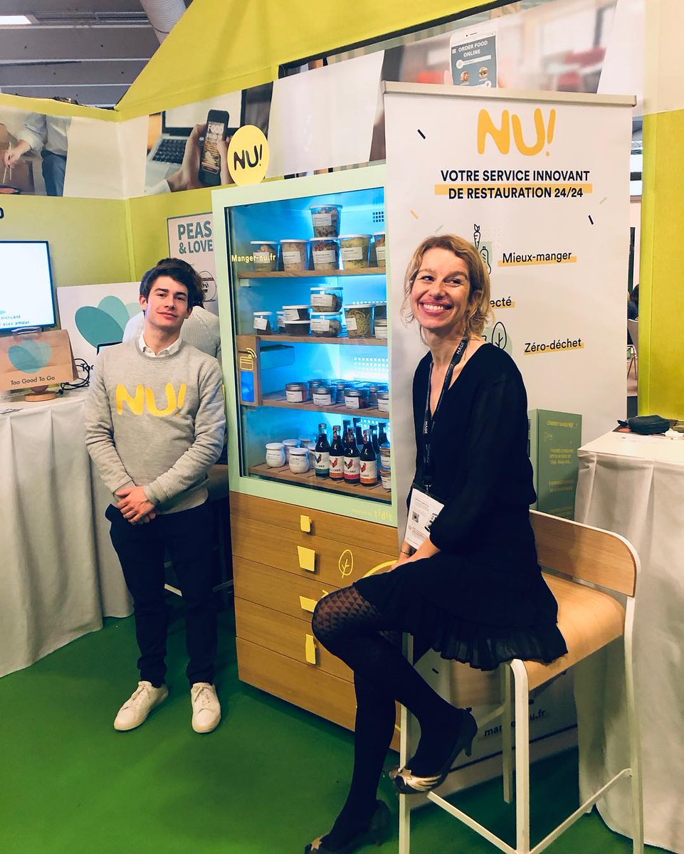 NUzerodechet's tweet photo. #NU! #salonMade #frigoconnecte #zérodechet #foodtech https://t.co/KmwnevEOA9