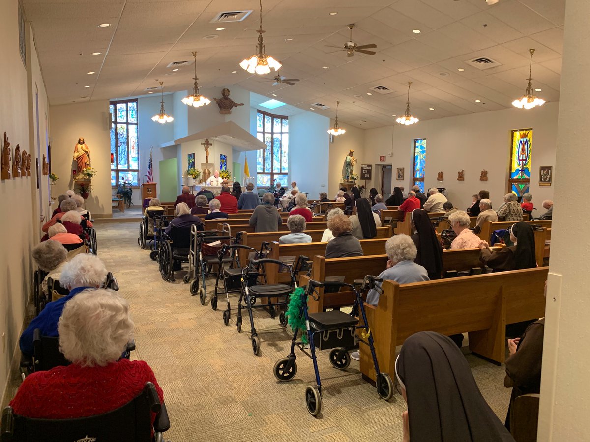 Today is the Feast of St. Joseph, the patron of St. Ann's dementia care unit known as Joseph's Haven. The Carmelite Sisters celebrated at morning Mass. Later today they will recognize the 20th anniversary of Joseph's Haven - keep all in your prayers and send congratulations.