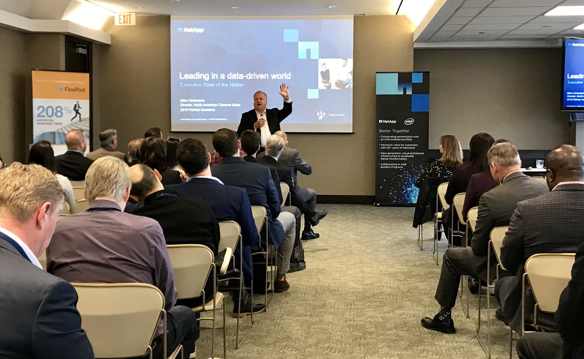 keldabailey1's tweet photo. Mike Cirrincione updating our partners on NetApp's strategy at the #Toronto #NetAppPartnerAcademy!  #DataDriven @NetAppPartners @MJCirrincione https://t.co/SfEjPiqleh