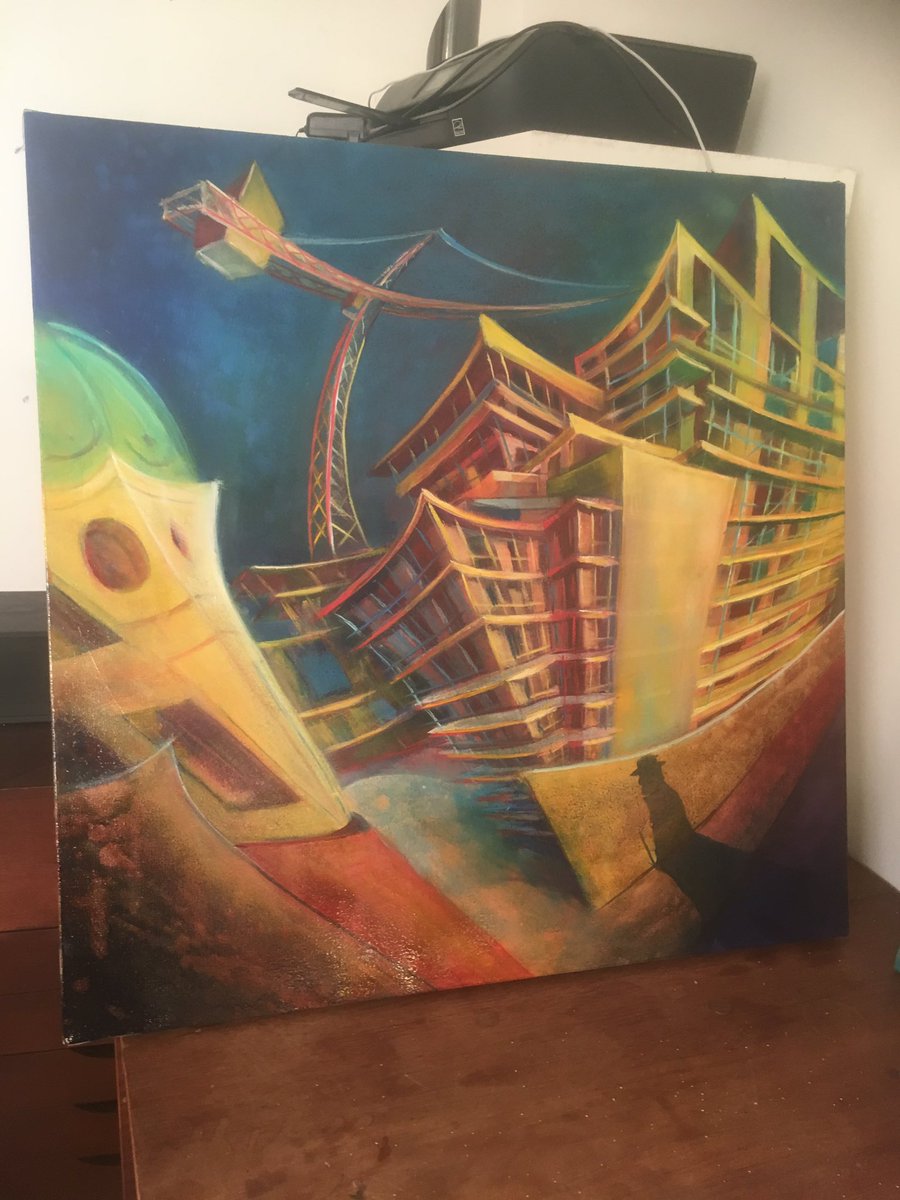 simonleawright's tweet photo. ‘The Alibi’ - new painting in oil on canvas https://t.co/VExXSrzg0c
