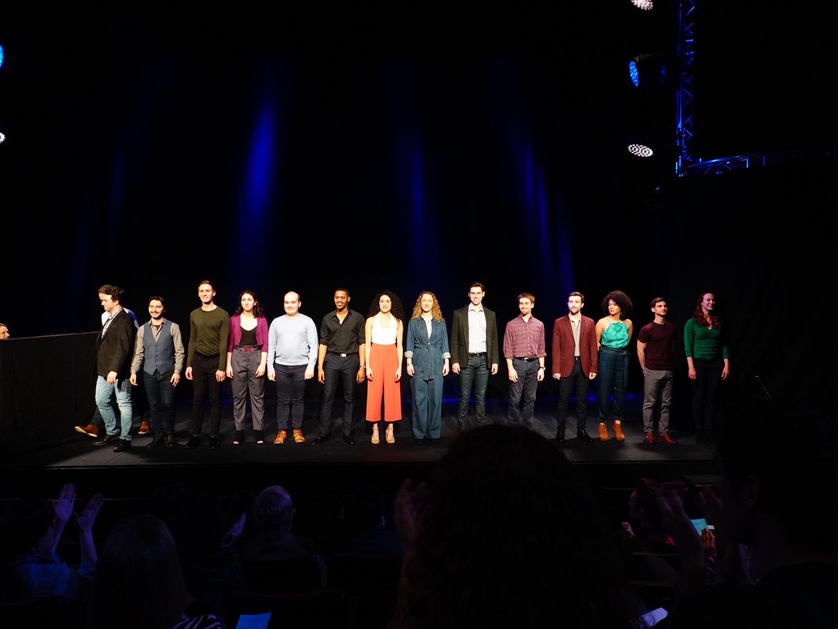 WConservatory's tweet photo. It's hard to believe spring break is over. One week again, we were preparing for our Senior Showcase in New York. Special thanks to #WebCoAlums Michael James Scott and Hunter Bell for introducing the Class of 2019! https://t.co/RfWAAMKs37