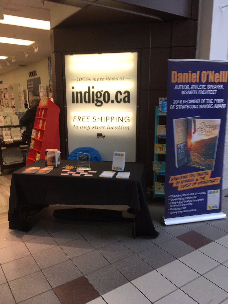imdr17's tweet photo. Racing Death Book Signing - THIS SATURDAY MARCH 23
11 a.m. to 4 p.m.
Sherwood Park Chapters
#120 2020 Sherwood Drive
In the Sherwood Park Mall
Get your signed copy of book that is changing lives.
Can't make it? Go to https://t.co/h6jh5y4Hcb and order your copy.
#racingdeath https://t.co/gikQHM3nbS