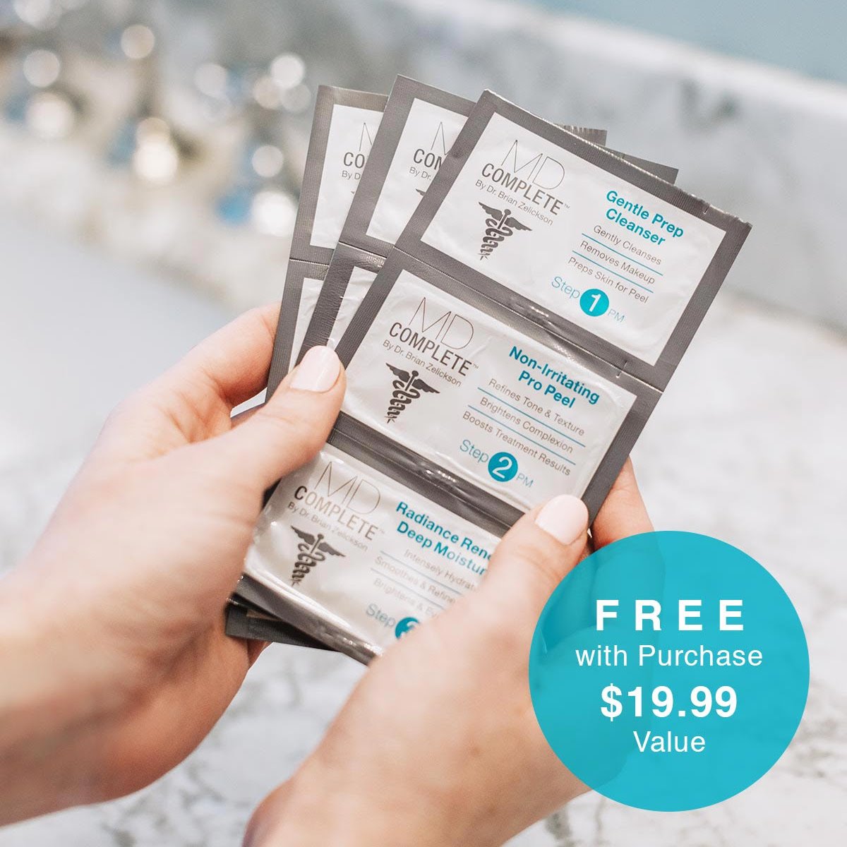 MDCompleteSkin's tweet photo. Fan fave Booster Pack peel is yours FREE w/purchase of Retinol Duo or Dark Spots &amp; Firmness Trio on https://t.co/OreqLyeEeY - ends 3/20! No code needed. https://t.co/ooyBhJfMGE