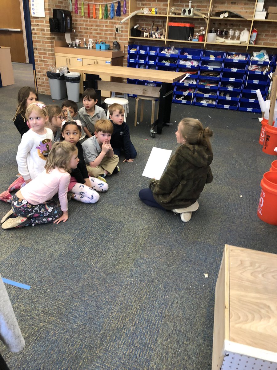 DiscoverPaceLS's tweet photo. #knightsofthegreentable presented their passion projects to Pre-first. Students teaching students ❤️ https://t.co/d60Xmh6ewz