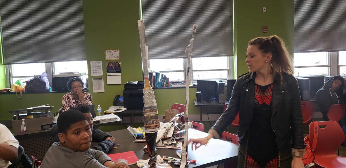 These towers were super cool! Love the 9th graders!