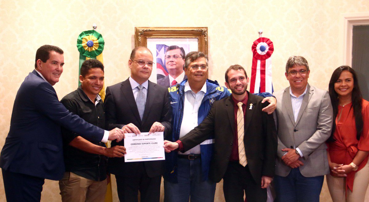 sedel_ma's tweet photo. Hoje o @GovernoMA e a @sedel impulsionaram o futebol maranhense, com a entrega do certificado de apoio aos clubes que disputam o Campeonato Maranhense de Futebol 2019. Os times recebem aporte financeiro por meio da Lei de Incentivo ao Esporte, no valor de  R$ 1.200.000,00, https://t.co/gat7MMD0Bi