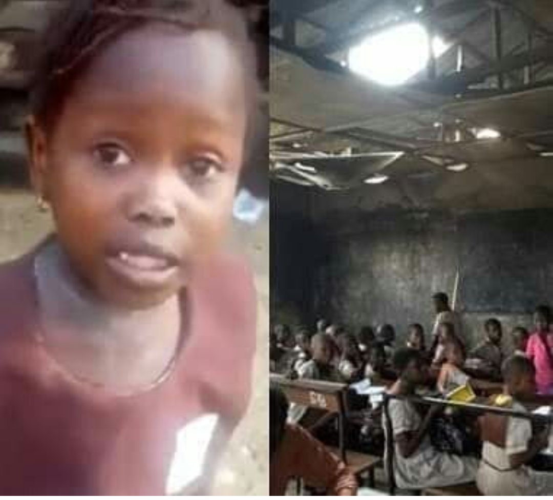 afropuffzz's tweet photo. So this school gets an emergency repair??? All students should trend #MySchoolPix  so we can get reactions from "constituted authorities" About time they are shamed and brought to account. #Success #DeltaStateGov  #Nigeria #MinofEduc @channelstv @AIT_Online @NTANewsNow https://t.co/eQ0LLkaz6D
