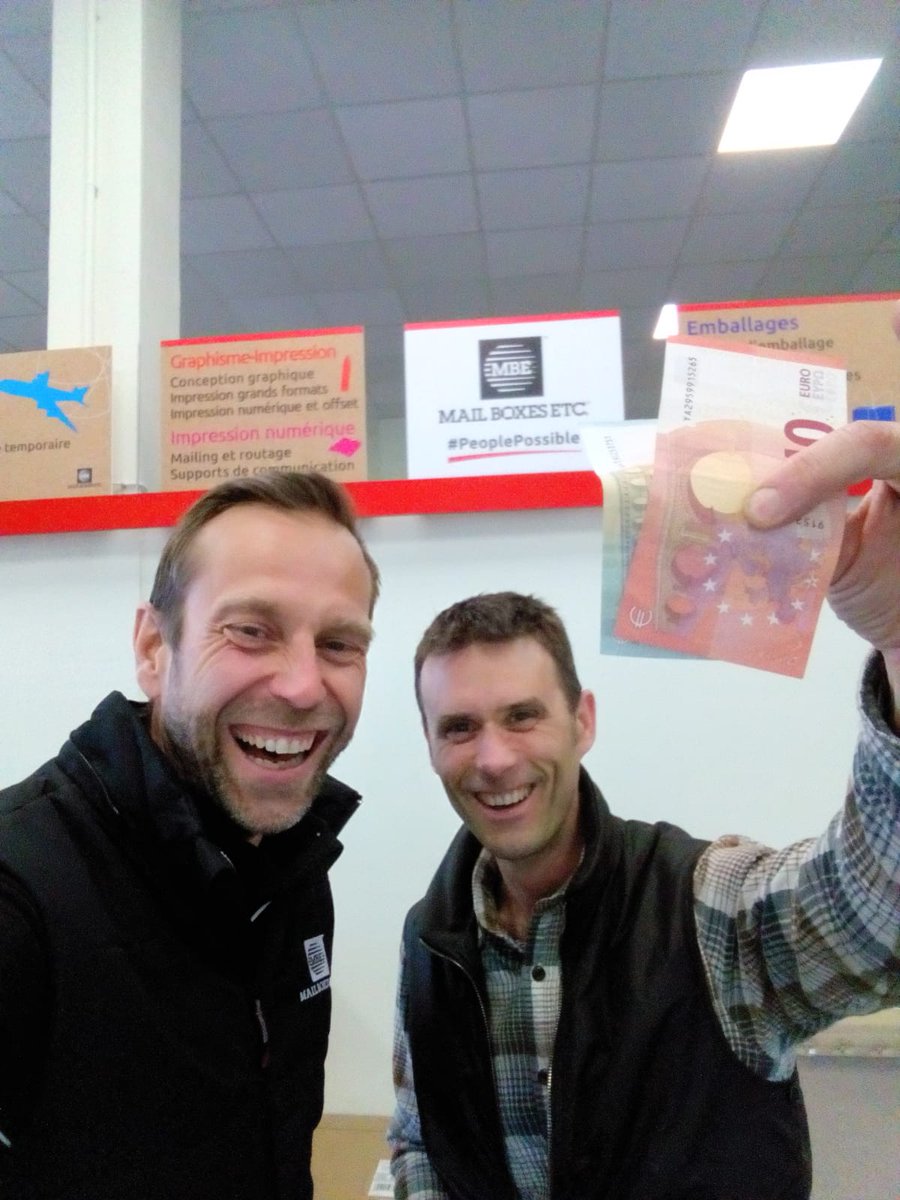 Notre 1er CA ! #merci #expedition #gemenos