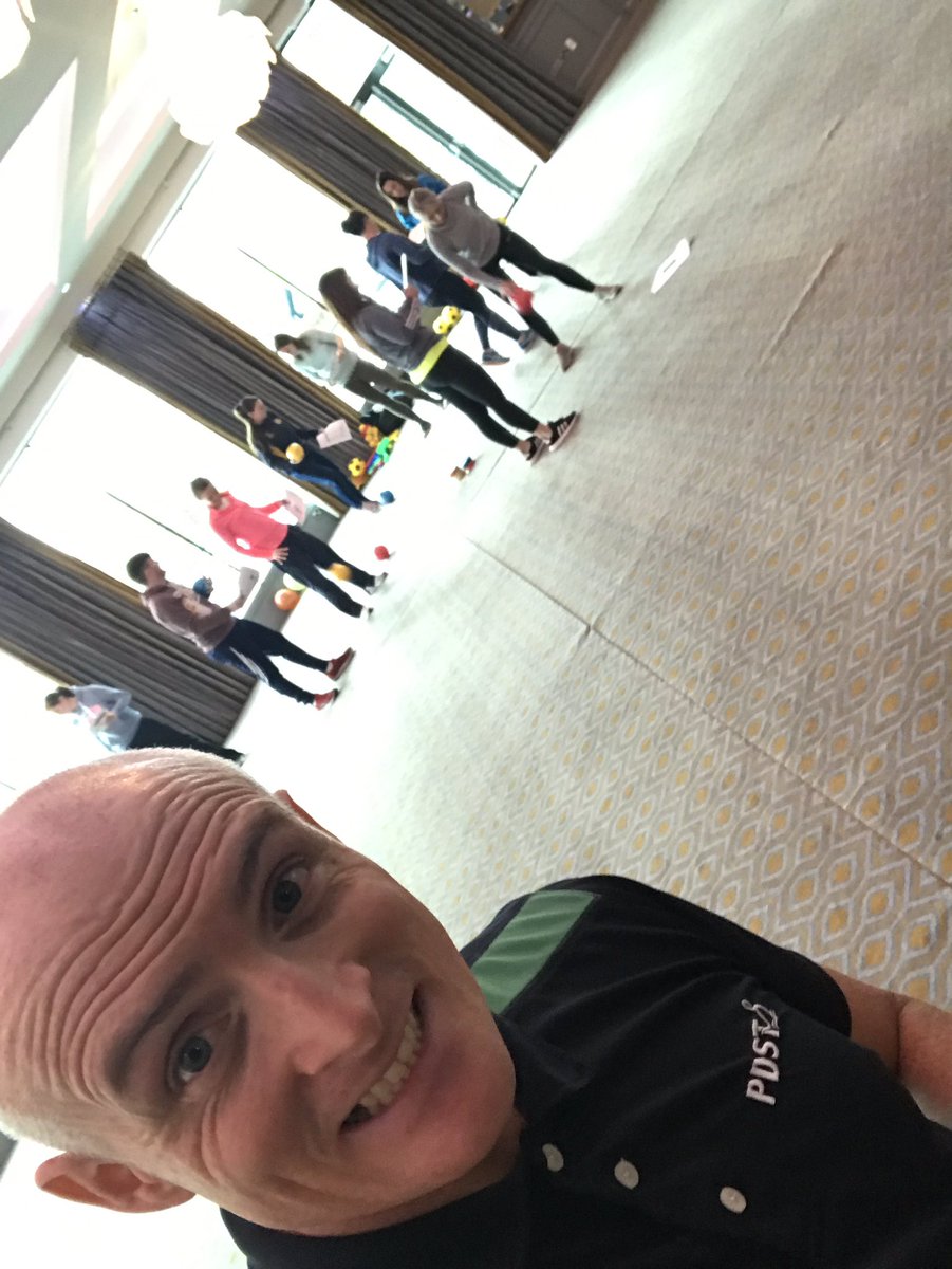 eannac5's tweet photo. Yet another great day in the life of #pls3 for @PDSTpe in lovely the lovely riverside park hotel for teachers in @WexfordEdCentre #mwmo #bestjobever #physicalliteracyforlife https://t.co/CZb6wr8bQB