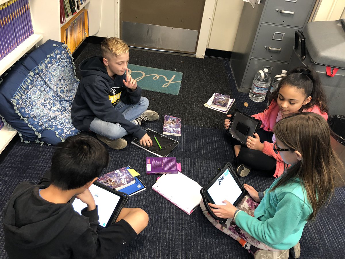 AcaciaKnapp's tweet photo. First Fantasy Book Club conversations! If you could only hear the excitement! https://t.co/dTipNGGHm0