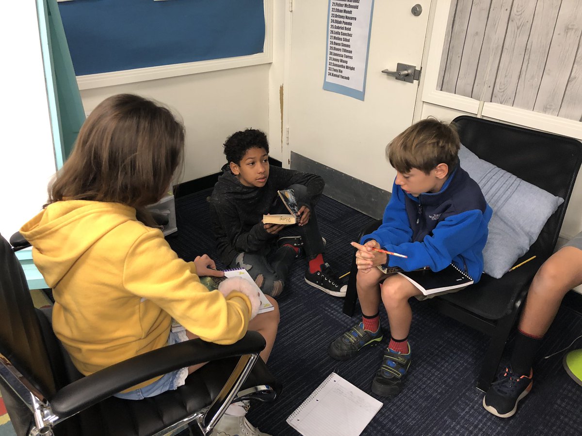 AcaciaKnapp's tweet photo. First Fantasy Book Club conversations! If you could only hear the excitement! https://t.co/dTipNGGHm0