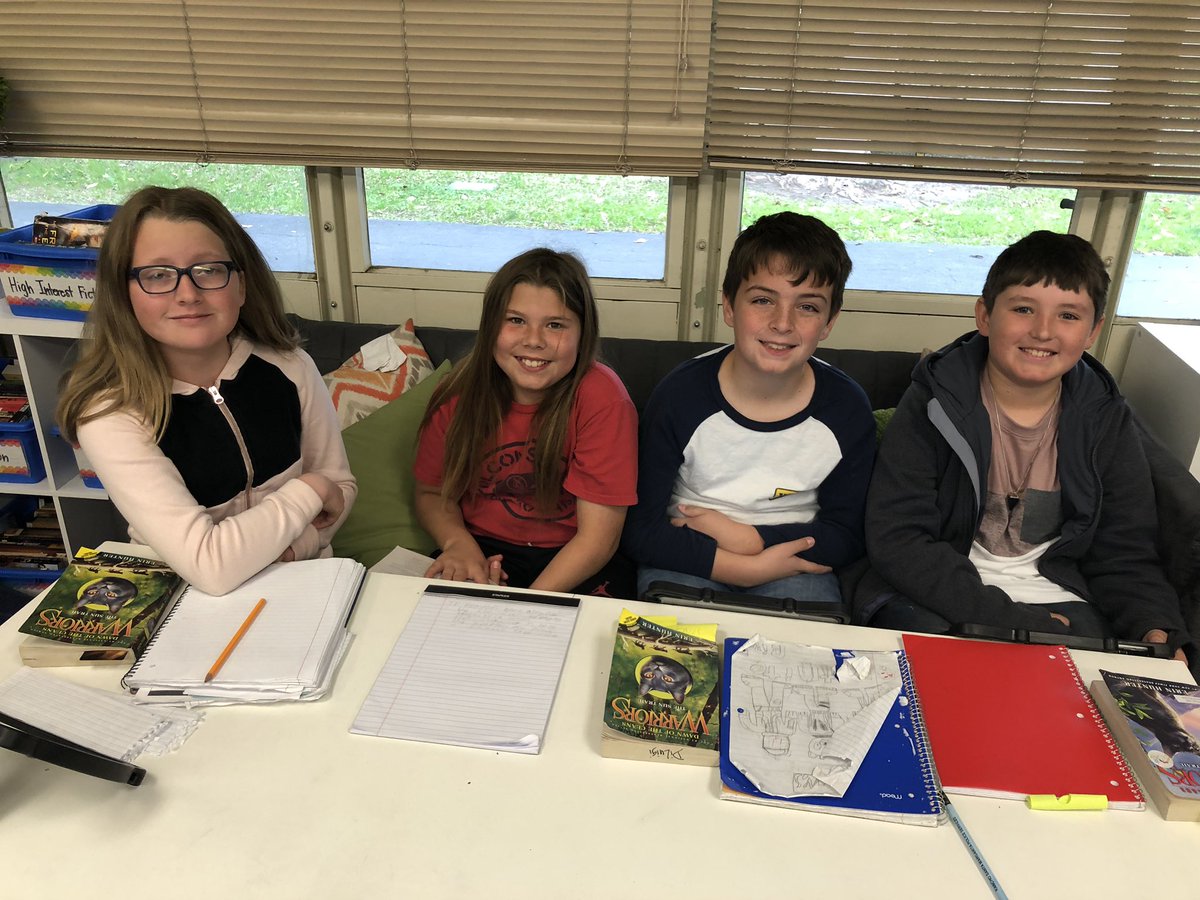 AcaciaKnapp's tweet photo. First Fantasy Book Club conversations! If you could only hear the excitement! https://t.co/dTipNGGHm0