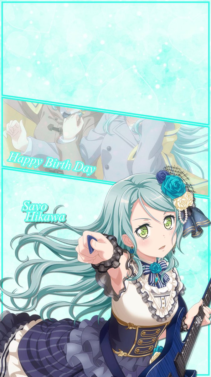 ちゅんちゅん 固ツイ必読 V Twitter Happy Birthday Sayo 紗夜 さんお誕生日とゆうことでアイコン ヘッダー 履歴書 壁紙作ってみた 保存 使用自由です その際はrtorいいねお願いします 氷川紗夜 氷川紗夜誕生祭19 ガルパ バンドリ