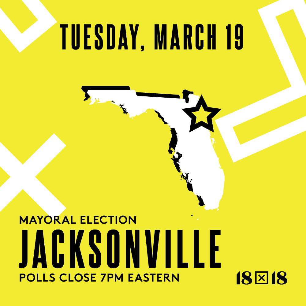 Today is the day! These local elections might seem tiny, but the mayor of Jacksonville oversees Florida's largest city, which is home to more than one million people.

It's time to vote!

#WeVoteNext #duvalelections