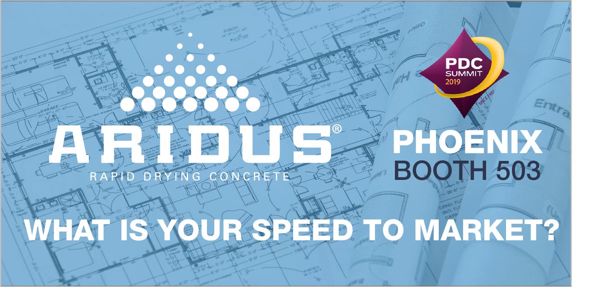 ARIDUSConcrete's tweet photo. Day 2 of @ASHEAHA  #PDCSummit exhibits. Find your speed to market with #ARIDUS Rapid Drying Concrete in Booth #503. #moisturemitigation https://t.co/D05fZHssGN