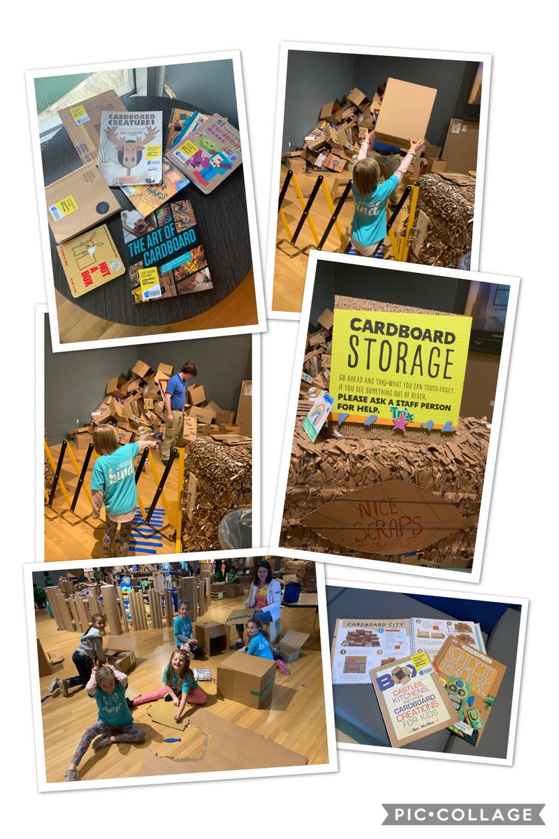 _MrsBuck_'s tweet image. What a creative space for learning!! #TCEcardinals #indianastatemusem #cardboardengineering #growinginfirst