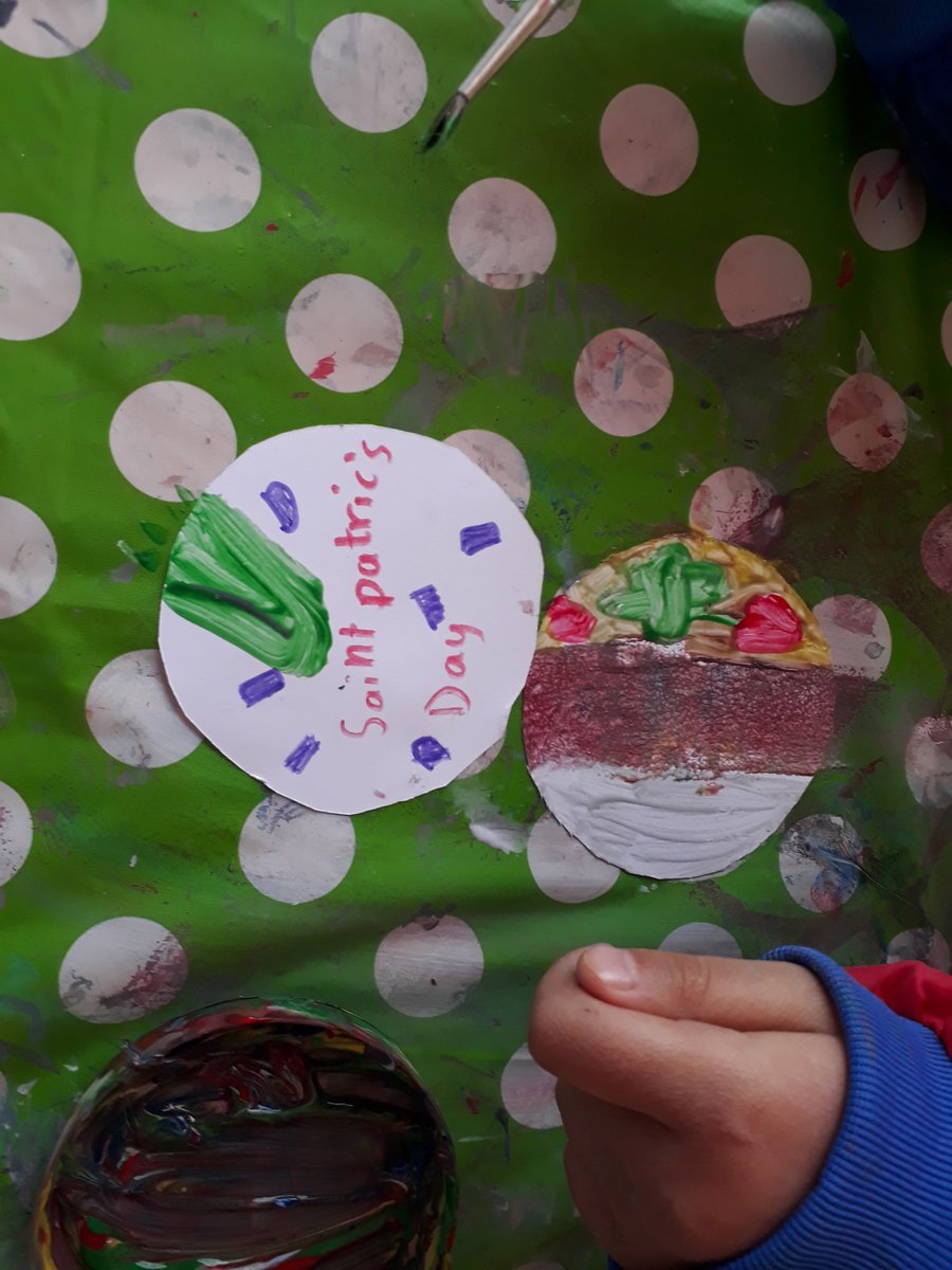 anahelang's tweet photo. Here is our palette and some of the beautiful art, inspired by science
Best sentence of the day: "Can I go to your school?" 💚
That was a happy St Patric's Day! Thank you! https://t.co/d0mdqjXMxp