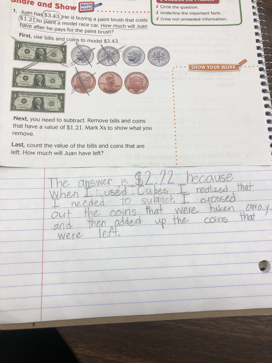KinsellaMs's tweet photo. 4th graders deepened their understanding of ๐ฐ by using math talk and writing about their thinking๐ญ Ss then recorded ๐ค their reasoning using @Flipgrid #mathtalk #writingaboutmath #sentenceframes #interactivenoteboks https://t.co/JE64rgZlWl