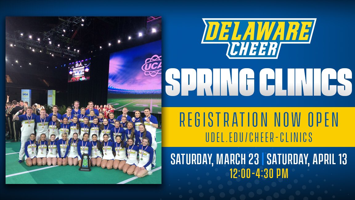 UDBlueHenCheer's tweet photo. Hope to see you this weekend!! https://t.co/uJCNLyeIMN