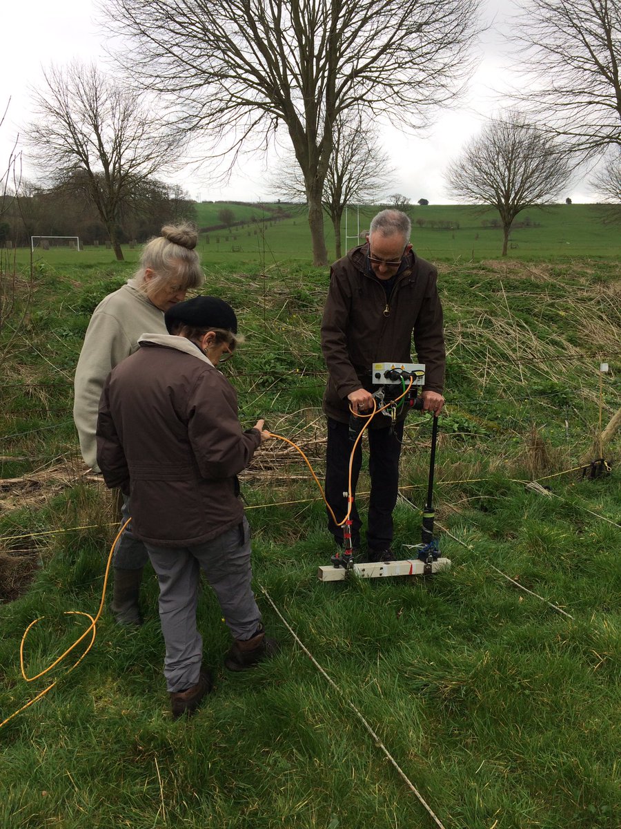 BathSpaUni's tweet photo. Our team of students and staff had a great time exploring our Newton Park campus at today’s ‘Archaeology: Geophysics’ #SPAweeks session with @DigDigCrunch and @BACAS_Online! https://t.co/UhiE8s0m0I