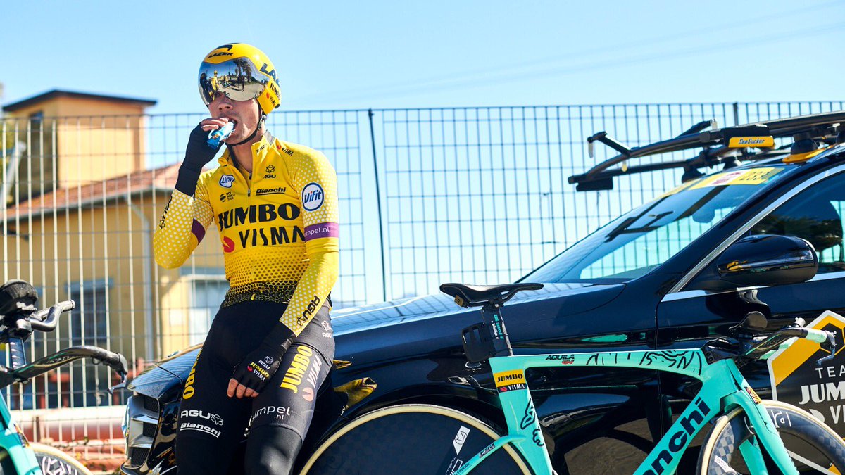 Yeesss 💪🏼🥇 <a href="/rogla/">Primož Roglič</a> <a href="/JumboVismaRoad/">DavidRRCegg</a> #TirrenoAdriatico