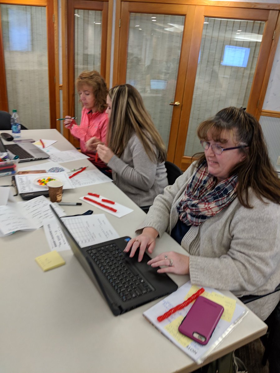 jwhiteedu's tweet photo. K-12 mathematics Network today!!  Practicing the Mathematical Practices through hands-on, group learning activities! @JeffLewBOCES @JLBOCES_PPD https://t.co/ygBqMsycAH