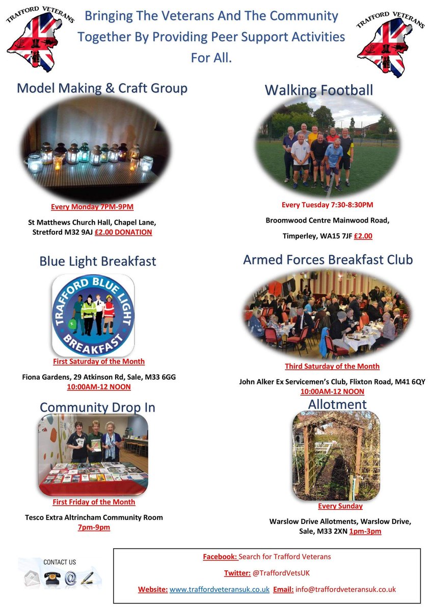 Our new and updated events poster for 2019!!! Please share to help spread the word... You never know who it could help.