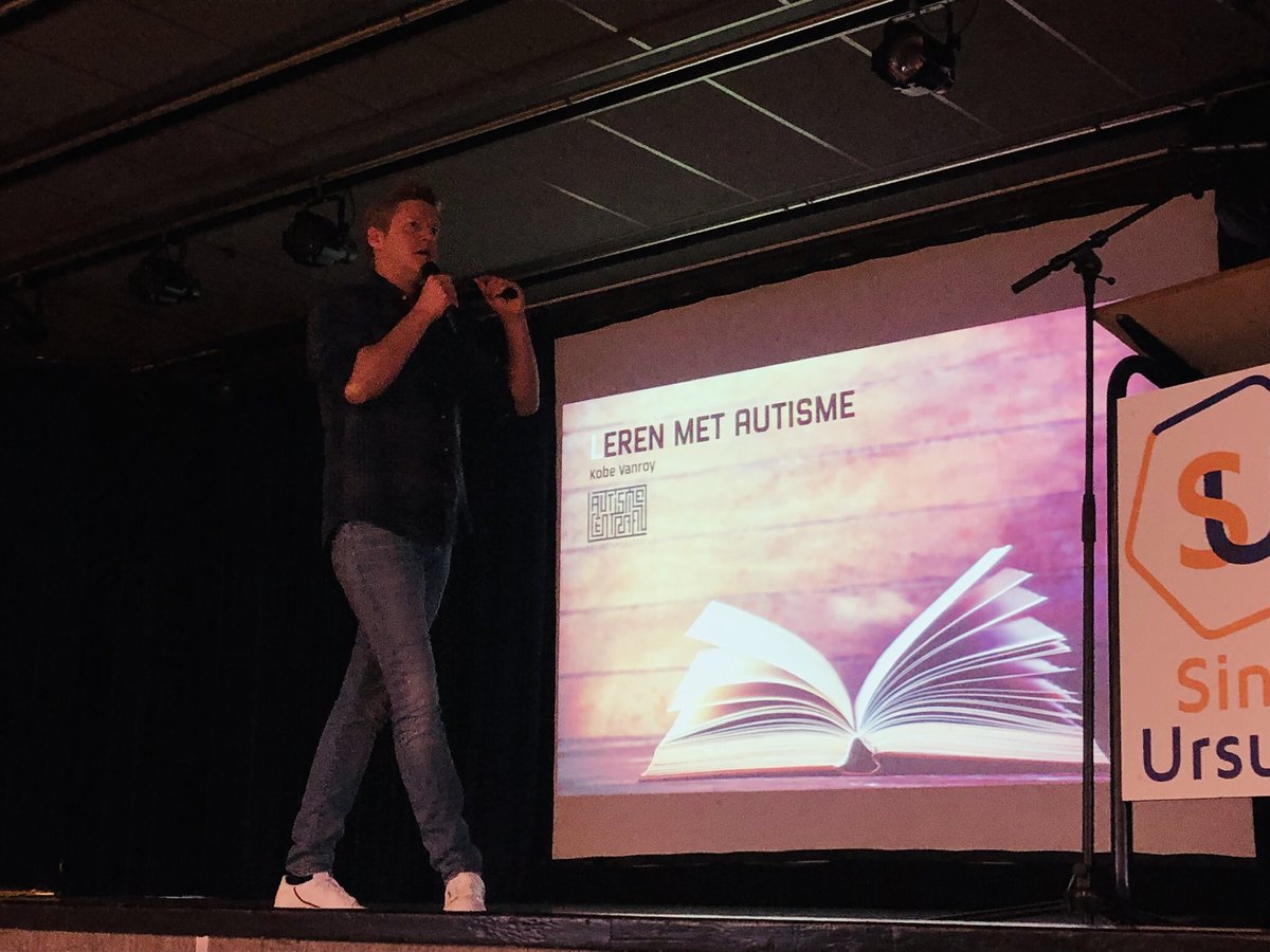 Vandaag heeft tijdens onze studiemiddag synthese <a href="/KobeVanroy/">Kobe Vanroy</a> onze medewerkers meegenomen in het leren met autisme. Vol inspiratie naar huis, morgen ermee aan de slag👌🏻