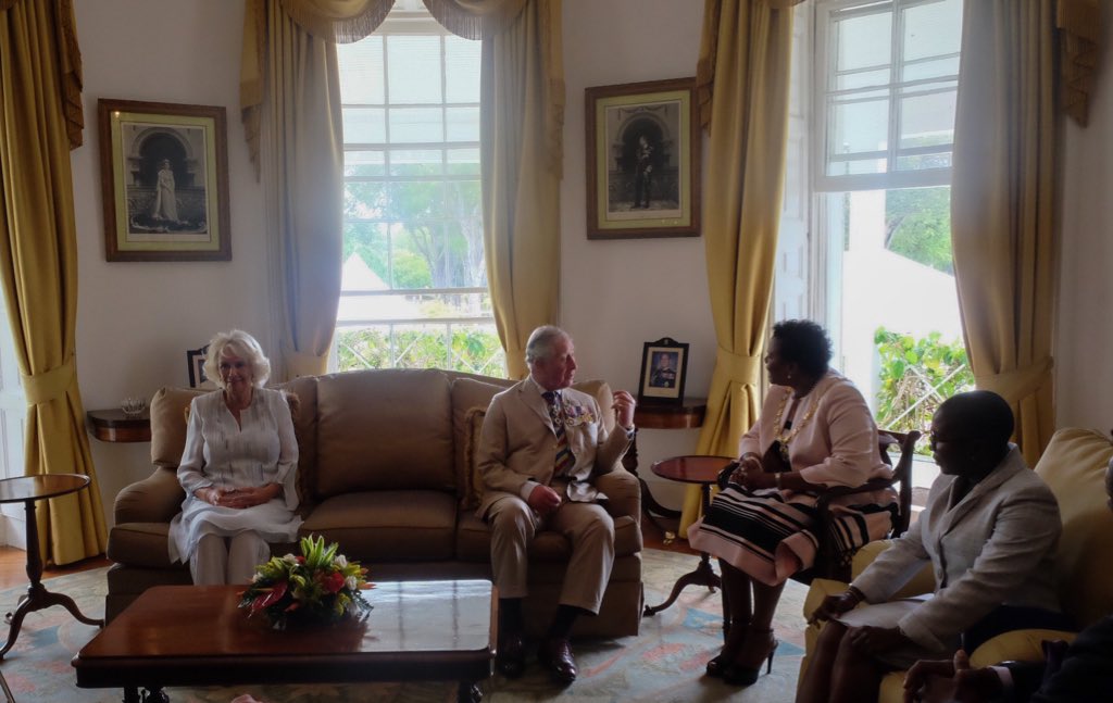Официальный визит принца Уэльского и герцогини Корнуольской на Карибские 