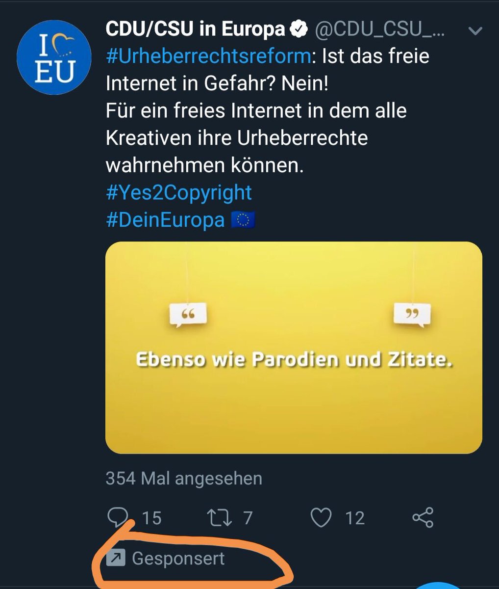 TRyzesTV's tweet photo. Schön zu sehen wie die @CDU_CSU_EP mit UNSEREM Geld gegen uns kämpft...

Deutschland hat euch an der Spitze nicht verdient, wenn ihr gegen euer eigenes Volk kämpft.
Das grenzt an hoch #verrat an dem eigenen Land... https://t.co/YHLWMaHalg