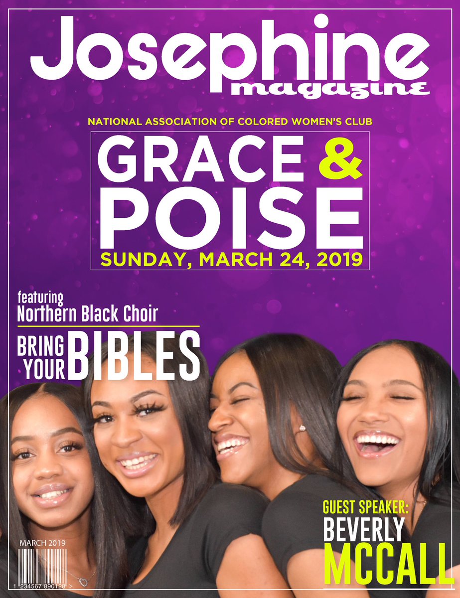 Taqori__'s tweet photo. The Women of Poise and Substance Club of NACWC presents “Josephine Magazine.” Honoring Josephine St. Pierre Ruffin, editor of the FIRST newspaper for African American women and FOUNDER of our great organization. Support our first week here on NIU’S campus 💜 #FEDInvasion 📢 https://t.co/uazXcpqWRs