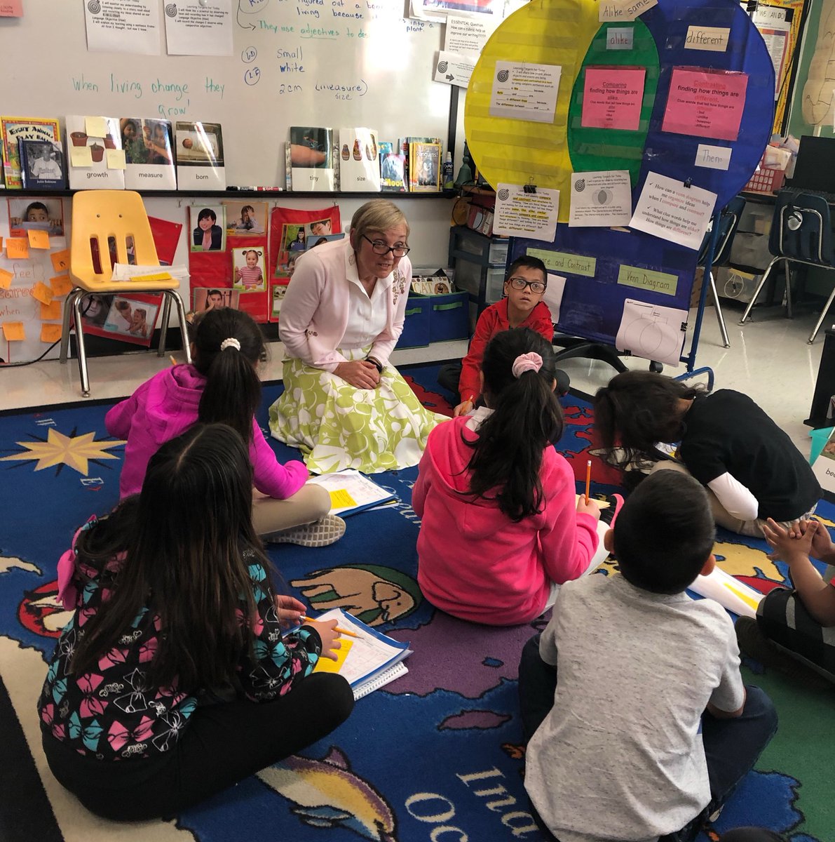 Stop #2. CLC teacher of the year finalist <a href="/rina_cricket/">cricket correa</a> ensures all her students understand the content and models for her learners! <a href="/DrNHenderson/">Nathalie M Henderson, PhD</a> @PrincipalSWhite <a href="/IsonSpringsES/">IsonSpringsES</a>