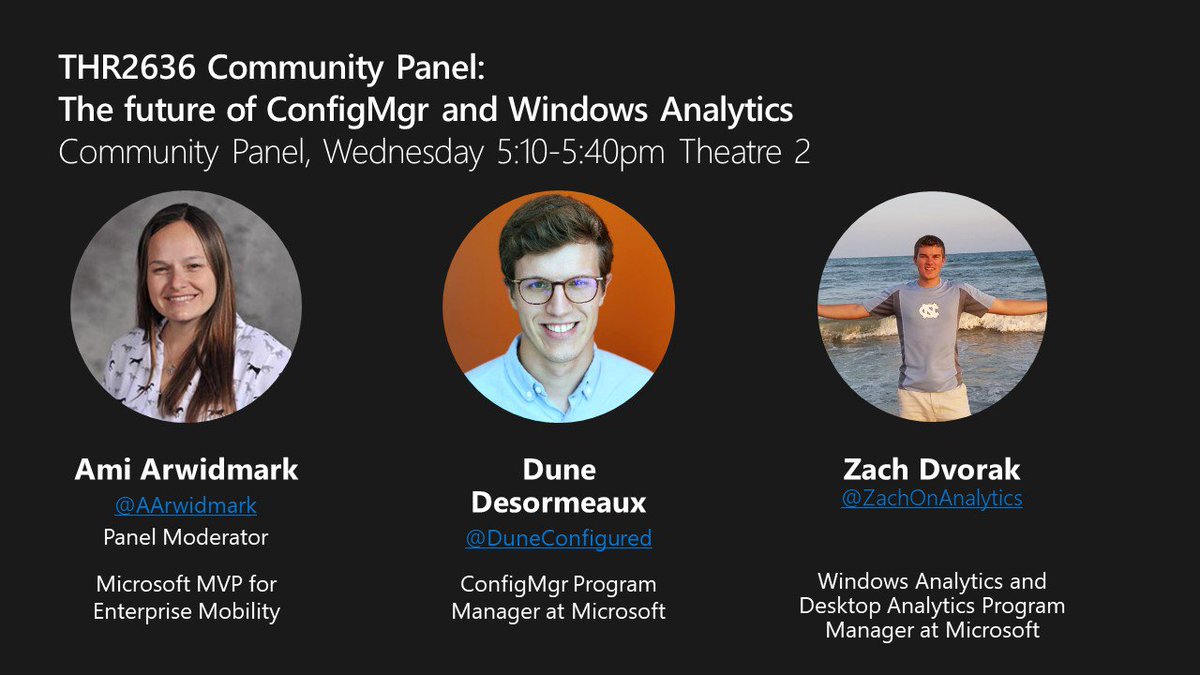 _achu's tweet photo. Join @DuneConfigured, @ZachOnAnalytics for an informative discussion hosted by @AArwidmark on the future of #WindowsAnalytics, #ConfigMgr, and how they work together during the #MSIgniteTheTour Networking Reception in Amsterdam! #MVPBuzz https://t.co/fEgSpIcEvB