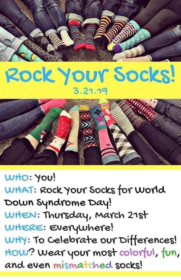 OGPrimarySchool's tweet photo. Let’s wear our rocking sock on Thursday, March 21!! #proudtobeogp https://t.co/S4RqIGm7HR